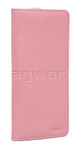 Artex Monaco Leather Passport Wallet Pink 40817