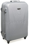 Antler New Quadrant Luggage 70cm Hardside Suitcase Silver 70870