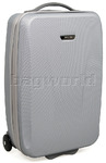 Antler New Quadrant Luggage 55cm Hardside Suitcase Silver 70855