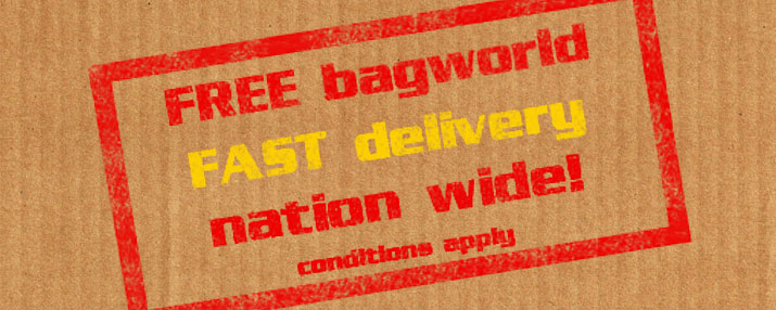 Free Fast Delivery @ Bagworld