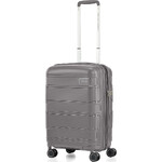 American Tourister Light Max Small/Cabin 55cm Hardside Suitcase Mercury Grey 48198