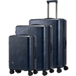 Samsonite Evoa Z Hardside Suitcase Set of 3 Retro Blue 51102, 51101, 51100 with FREE Digital Luggage Scale 12775