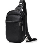 Samsonite Classic Leather Sling Bag Black 55693