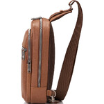 Samsonite Classic Leather Sling Bag Cognac 55693 - 3