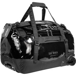 Tatonka Roller Barrel Medium 59cm Trolley Bag with Backpack Straps Black Gloss T1956