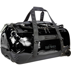 Tatonka Roller Barrel Large 72cm Trolley Bag with Backpack Straps Black Gloss T1957