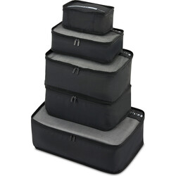 Samsonite Travel Accessories Packing Cubes Set of 5 Black 56142