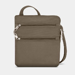 Travelon Classic Anti-Theft Slim Double Zip Crossbody Bag Nutmeg 43116 - ORDER NOW FOR DELIVERY IN MID JULY 2025