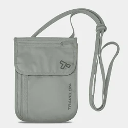 Travelon RFID Blocking Undergarment Neck Pouch Gray 12998
