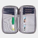 Travelon RFID Blocking Family Passport Wallet Gray Heather 43402 - 2