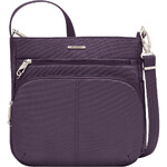 Travelon Classic Anti-Theft North/South Crossbody Bag Purple 43310