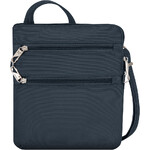 Travelon Classic Anti-Theft Slim Double Zip Crossbody Bag Midnight 43116