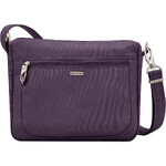 Travelon Classic Anti-Theft Small East/West Crossbody Bag Purple 43115