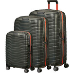 Samsonite Proxis Hardside Suitcase Set of 3 Green 26035, 26042, 26043 with FREE Digital Luggage Scale 12775