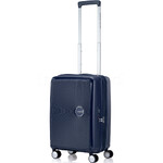 American Tourister Curio 2 Small/Cabin 55cm Hardside Suitcase Arctic Navy 45138