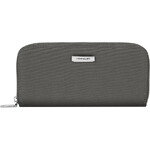 Travelon RFID Blocking Single Zip Wallet Smoke 43398