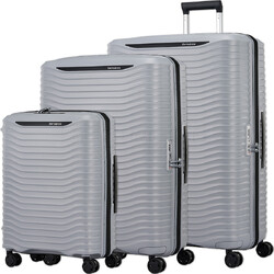 Samsonite Upscape Hardside Suitcase Set of 3 Platinum 43108, 43110, 43111 with FREE Digital Luggage Scale 12775