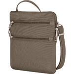 Travelon Classic Anti-Theft Slim Double Zip Crossbody Bag Nutmeg 43116 - 1
