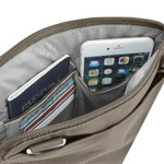 Travelon Classic Anti-Theft Slim Double Zip Crossbody Bag Nutmeg 43116 - 5