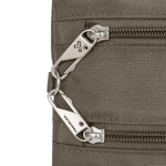 Travelon Classic Anti-Theft Slim Double Zip Crossbody Bag Nutmeg 43116 - 6