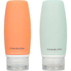 Travelon Travel Accessories Set of 2 Smart Tubes Orange Blue 12653