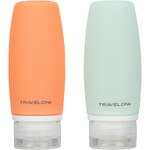 Travelon Travel Accessories Set of 2 Smart Tubes Orange Blue 12653