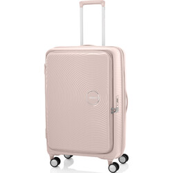 American Tourister Curio Book Opening Large 75cm Hardside Suitcase Dusty Pink 53570