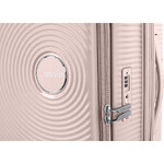 American Tourister Curio Book Opening Hardside Suitcase Set of 3 Dusty Pink 53568, 53569, 53570 with FREE Digital Luggage Scale 12775 - 7