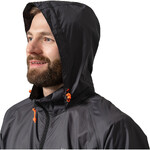 Mac In A Sac Classic Packable Waterproof Unisex Jacket Large Charcoal JL - 7