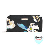 Travelon RFID Blocking Single Zip Wallet Midnight Floral 43398 - ORDER NOW FOR DELIVERY IN LATE DECEMBER 2025