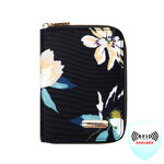 Travelon RFID Blocking Passport Zip Wallet Midnight Floral 43401 - ORDER NOW FOR DELIVERY IN LATE DECEMBER 2025