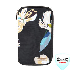 Travelon RFID Blocking Family Passport Wallet Midnight Floral 43402 - ORDER NOW FOR DELIVERY IN LATE DECEMBER 2025