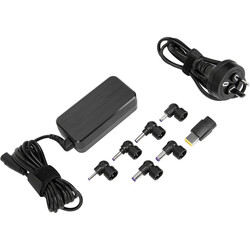 Targus Power 65W Slim & Light Laptop Charger Black PA047