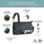 Travelon Addison Anti-Theft Convertible Belt Bag Midnight Floral 43556 - ORDER NOW FOR DELIVERY IN LATE DECEMBER 2025 - 8