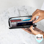 Travelon RFID Blocking Single Zip Wallet Midnight Floral 43398 - 2