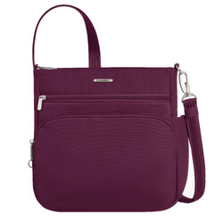 Travelon Classic Anti-Theft North/South Crossbody Bag Burgundy 43310 - ORDER NOW FOR DELIVERY IN EARLY JANUARY 2026