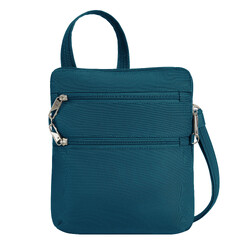 Travelon Classic Anti-Theft Slim Double Zip Crossbody Bag Teal 43116 - ORDER NOW FOR DELIVERY IN EARLY JANUARY 2026