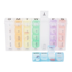 Travelon Travel Accessories 7 Day Pill Organizer Brights 12226 - ORDER NOW FOR DELIVERY IN LATE FEBRUARY 2026