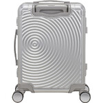 American Tourister Soundbox ALU Small/Cabin 55cm Hardside Suitcase Silver 55707 - 2