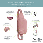 Travelon Roam Anti-Theft Compact Sling Desert Pink 43674 - ORDER NOW FOR DELIVERY IN LATE FEBRUARY 2026 - 7