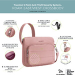 Travelon Roam Anti-Theft East/West Crossbody Bag Desert Pink 43676 - ORDER NOW FOR DELIVERY IN MAY 2026 - 6