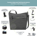 Travelon Metro Anti-Theft Crossbody Bag Gray Heather 43414 - 8