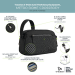 Travelon Metro Anti-Theft Dome Crossbody Bag Black 43592 - 8