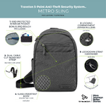 Travelon Metro Anti-Theft Tablet Sling Bag Gray Heather 43413 - ORDER NOW FOR DELIVERY IN LATE JANUARY 2026 - 1