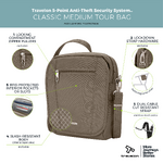 Travelon Classic Anti-Theft Tablet Medium Tour Bag Nutmeg 42472 - 8