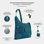 Travelon Classic Anti-Theft Crossbody Bag Teal 42373 - ORDER NOW FOR DELIVERY IN LATE FEBRUARY 2026 - 8