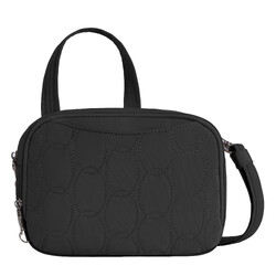 Travelon Runways Anti-Theft Double Compartment Tablet Crossbody Black 43714 - ORDER NOW FOR DELIVERY IN MAY 2026