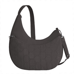Travelon Runways Anti-Theft Asymmetric Hobo Bag Smoke 43716 - ORDER NOW FOR DELIVERY IN MAY 2026