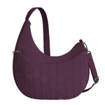 Travelon Runways Anti-Theft Asymmetric Hobo Bag Plum 43716 - ORDER NOW FOR DELIVERY IN MAY 2026