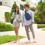 Travelon Metro Anti-Theft Tablet Sling Bag Navy Heather 43413 - ORDER NOW FOR DELIVERY IN MAY 2026 - 6